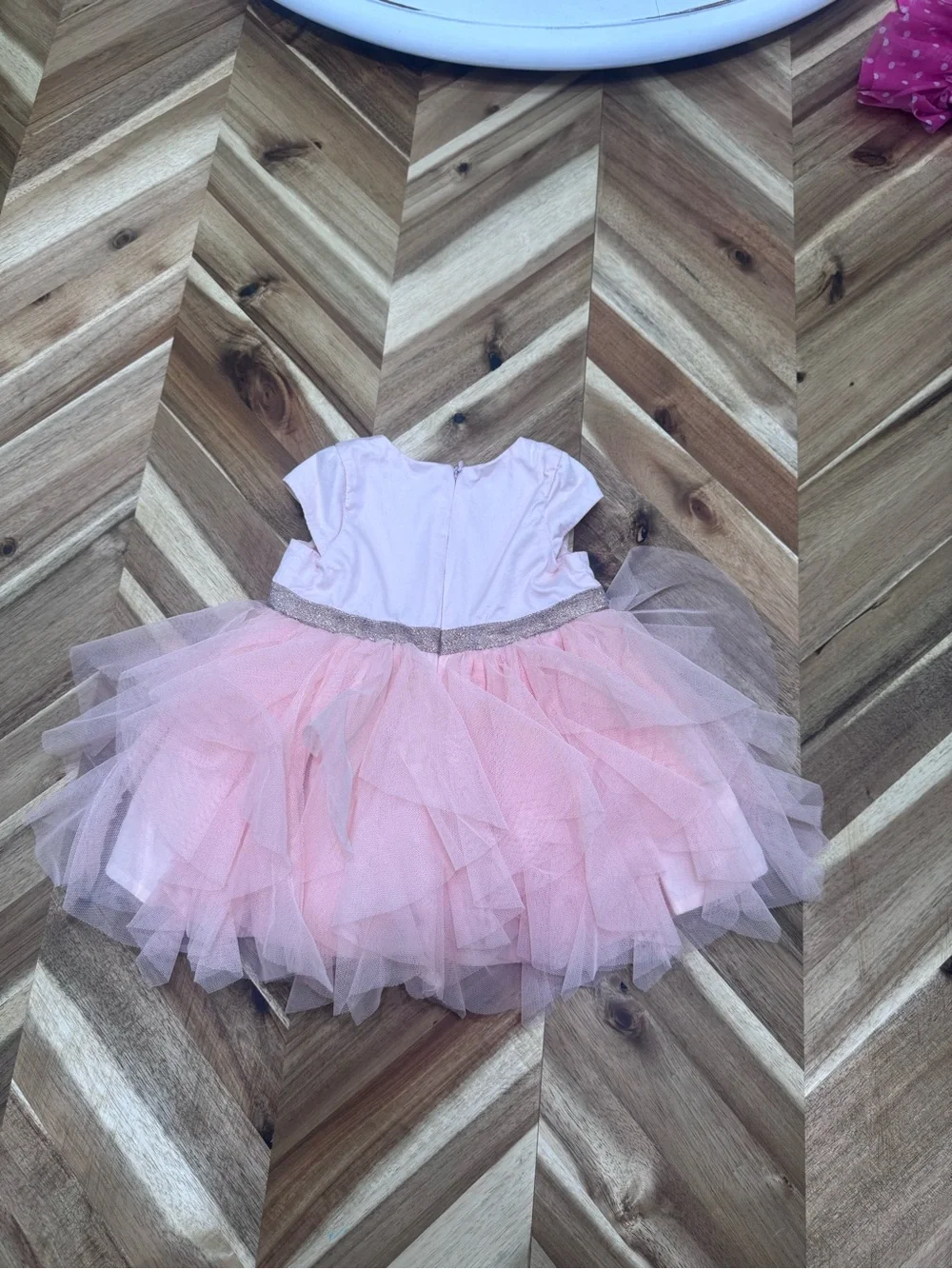 Osh Kosh Baby and B'Gosh lot Pink Tulle dress and floral romper